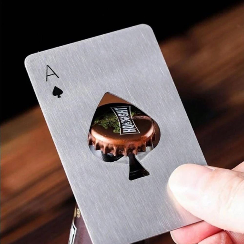 Stainless Steel Card Bottle Opener